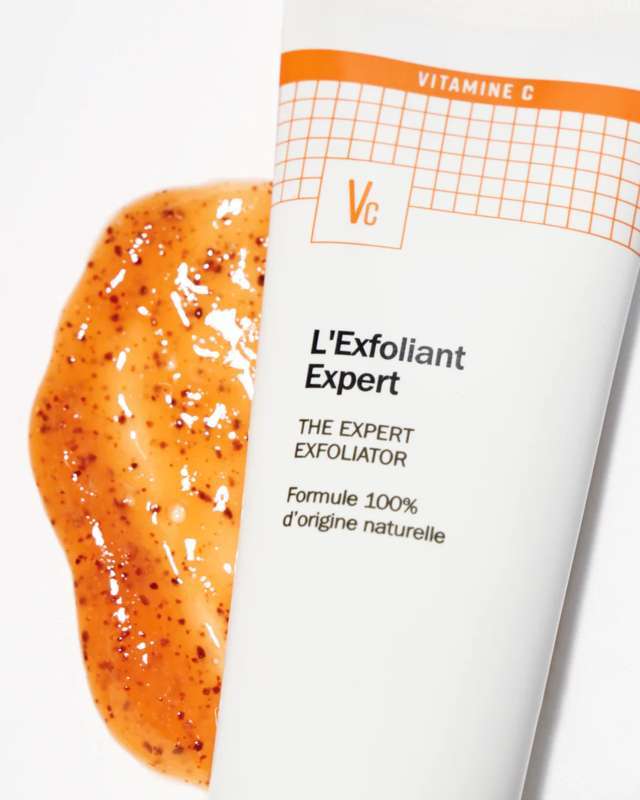 Maschera viso esfoliante alla vitamina C