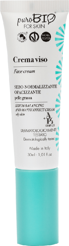 Crema viso sebo normalizante opacizzante