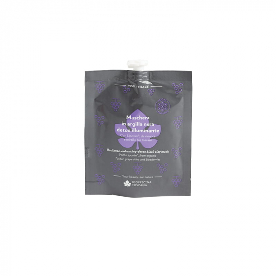 Maschera in argilla nera detox-illuminante