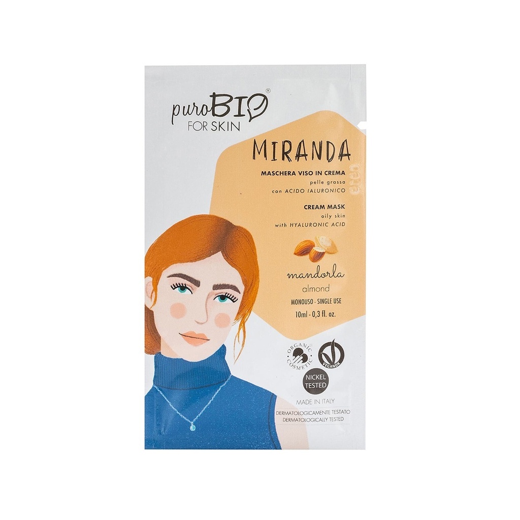 MIRANDA Maschera viso in crema pelle grassa