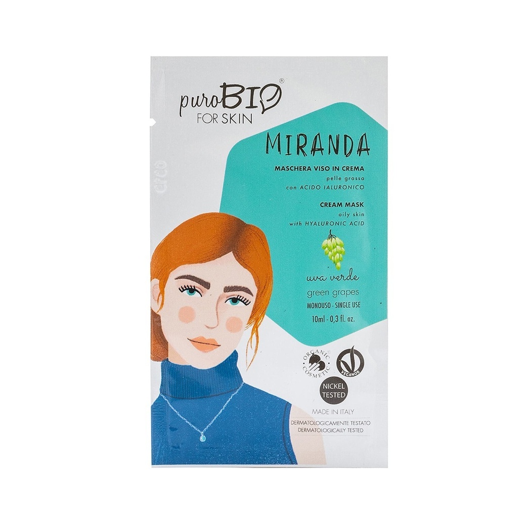 MIRANDA Maschera viso in crema pelle grassa 