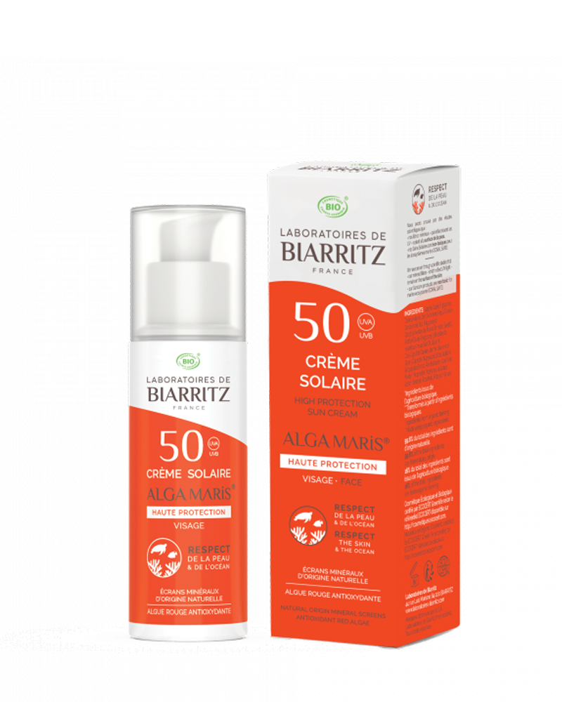 Crema solare Viso Bio SPF 50