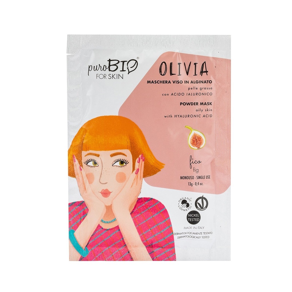 OLIVIA maschera viso pell-off pelle grassa 