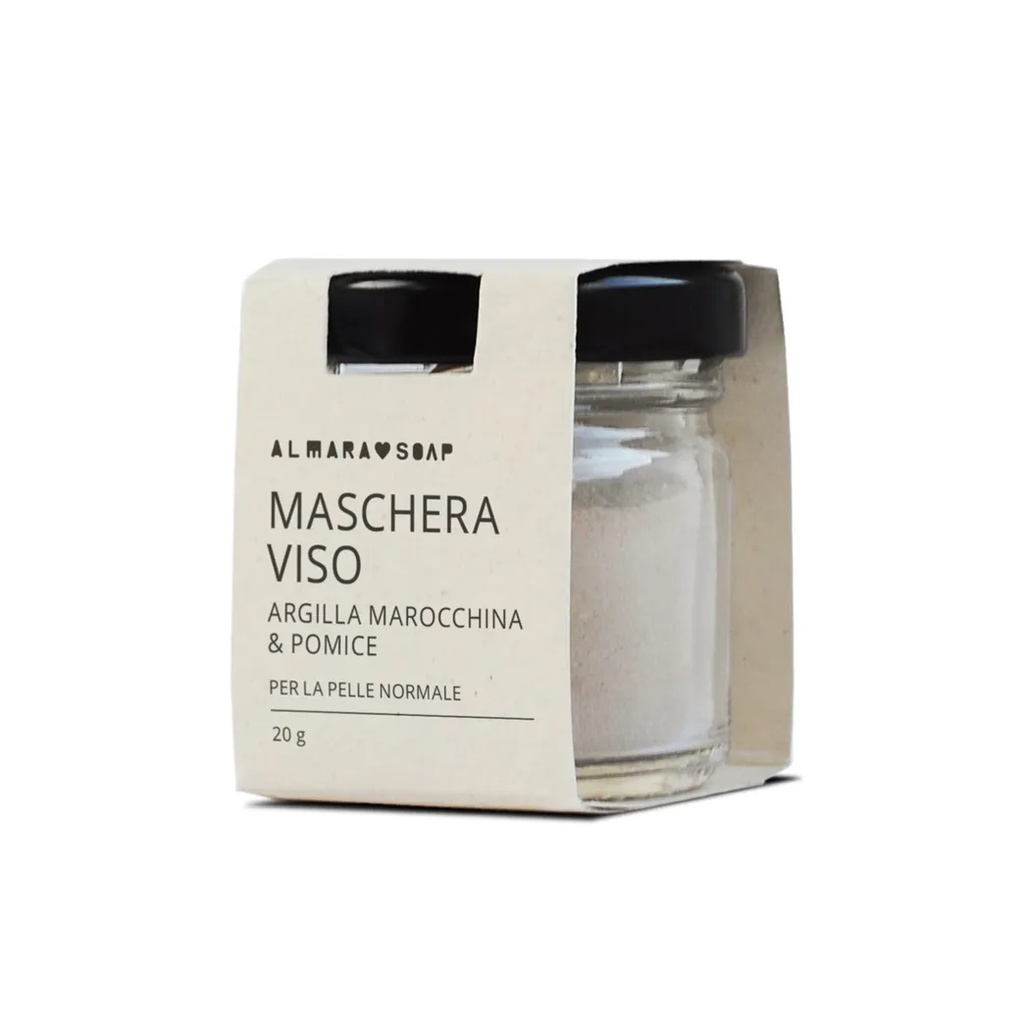 Maschera Viso Argilla Marocchina & Pomice (Bright Face)